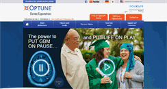 Desktop Screenshot of optune.com